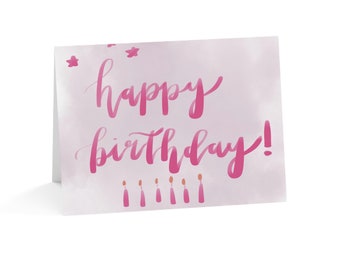 Happy Birthday Greeting Cards and Envelopes