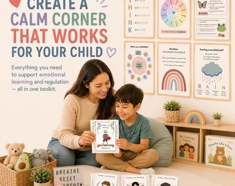 Mindfulness Cards and Posters for Kids | Help Children Manage Big Emotions Fast
