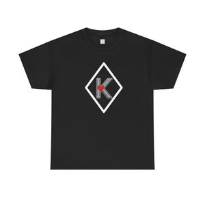 Camisa de algodão Kappa Sweetheart Graphic, presente exclusivo para casais, aniversário, dia dos namorados, uso diário