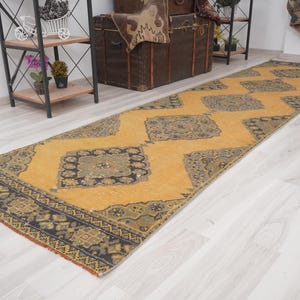 3x30 Vintage Läufer,Türkischer Läufer,Oushak Teppichläufer,Teppichteppich 80x300