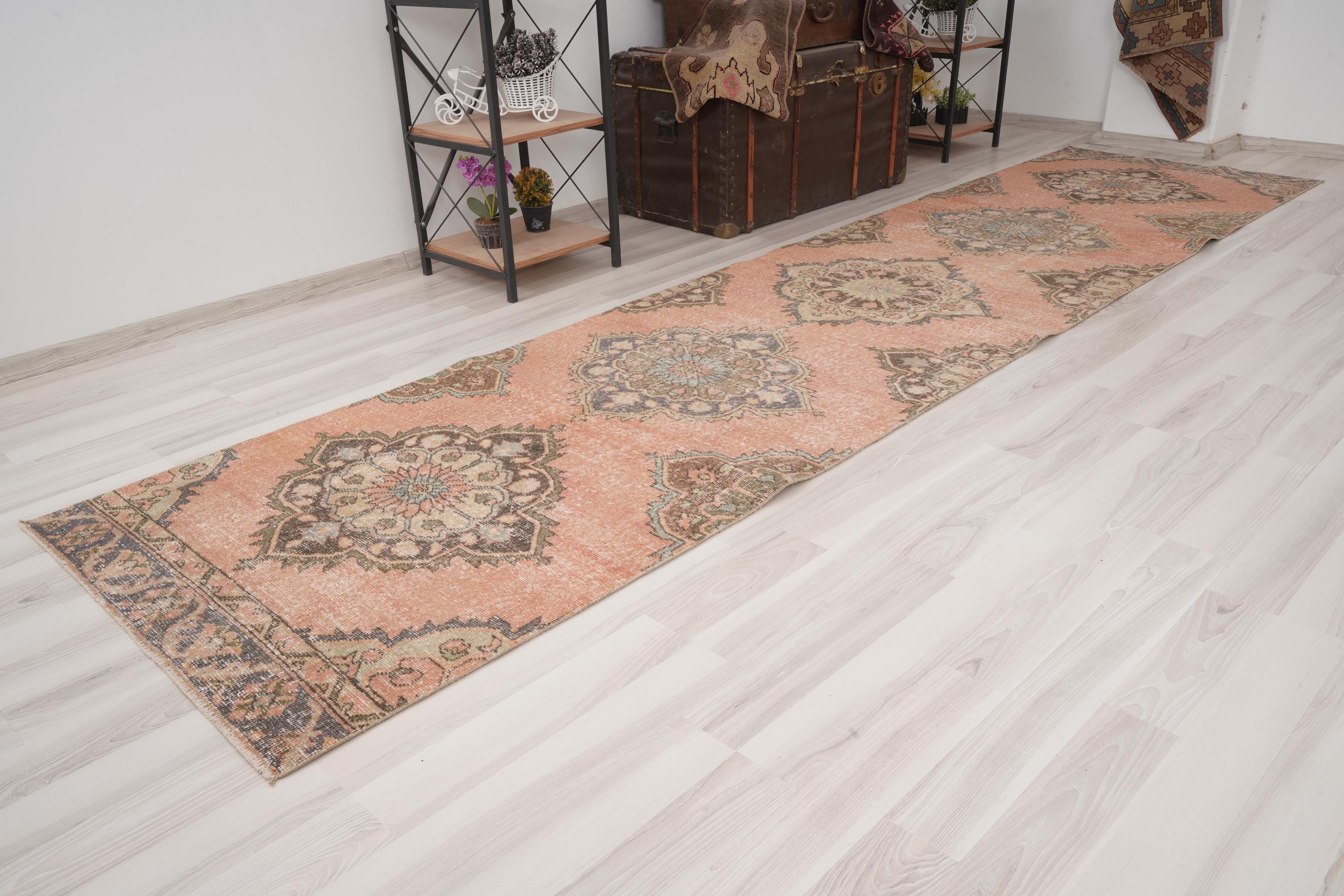 3x13ランナー、ヴィンテージラグランナー、ウシャックランナーラグ