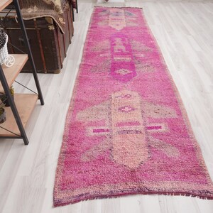 3x10 Vintage Runner, Muted Turkish Runner,Oushak Runner Rug,Natural Runner 3x10,Faded Rug,Carpet Runner,Handmade Runner,Turkish Rug 3x10,364