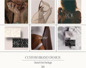 Small Business Brand Identity Package featuring Logo Design, Business Card, Fonts, Colors and Guidelines