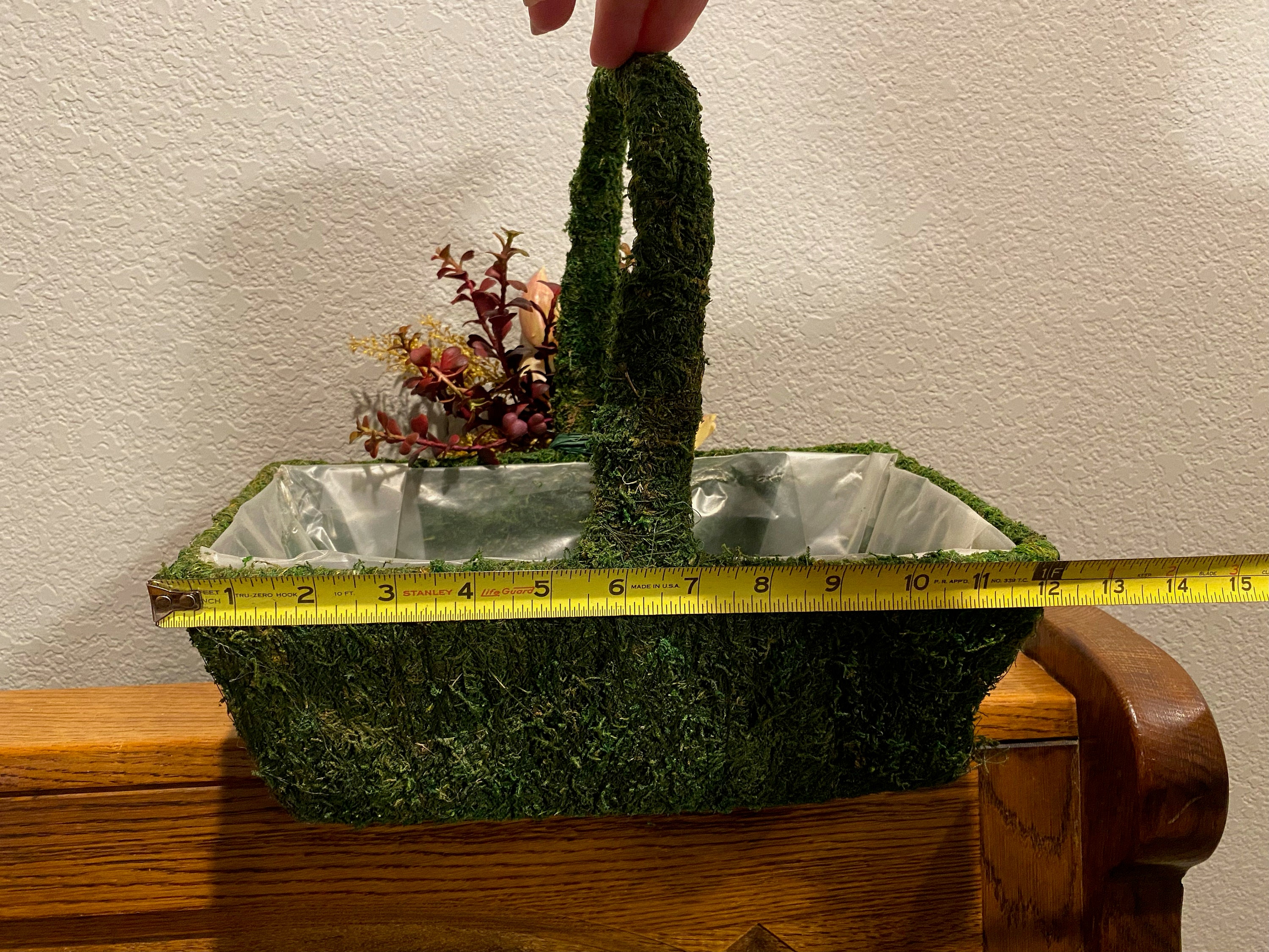 Moss Flower Girl Basket Etsy