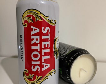 Stella Beer Can Candle 440ml | Burns for >50 Hours | >50 Fragrances | Hand Crafted | Vegan | Fathers Day Gift | Stocking Filler |