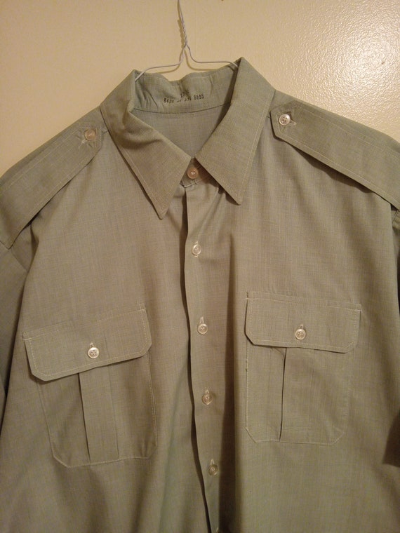 Men's Vintage Army Shirt - image 4