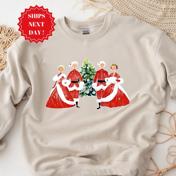 Christmas White Movie 1954 Sweatshirt, Christmas 80s Song Shirt, Christmas Sweater, Vintage White Christmas Shirt, Christmas Movie Shirt
