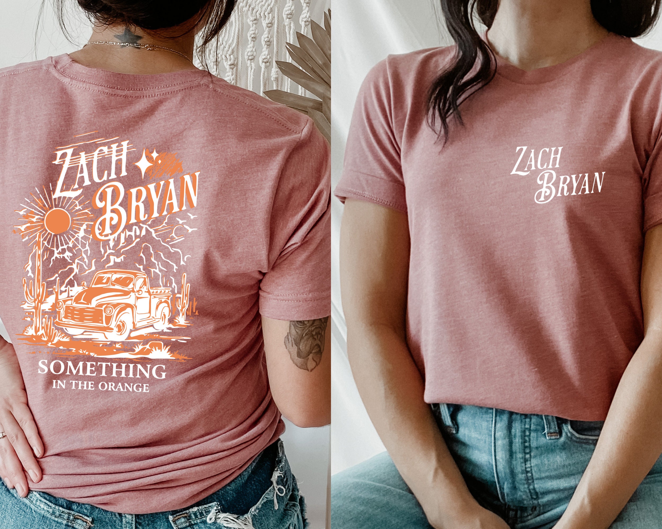 Zach Bryan Something In The Orange Front And Back Shirt, Vintage Zach Bryan Fan Gift, Country Music T-shirt, American Heartbreak Shirt