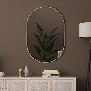 Asymmetrical Mirror, Squiggle Mirror, Whimsical Mirror - Be Out of the Ordinary - Trendy Mirror, Funky Mirror, Groovy Mirror, Wavy Mirror