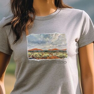 New Mexico Tee, Men&#39;s Gift, Women&#39;s Gift, Souvenir Shirt, Southwest Art, New Mexico Souvenir, Vintage Retro Tee, Mountains Tee, Desert Tee