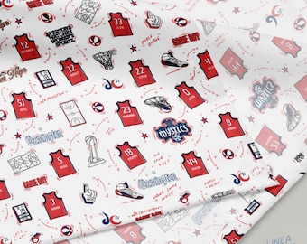 WASHINGTON MYSTICS WNBA Team-Inspired Bandana | Mystics Accessory