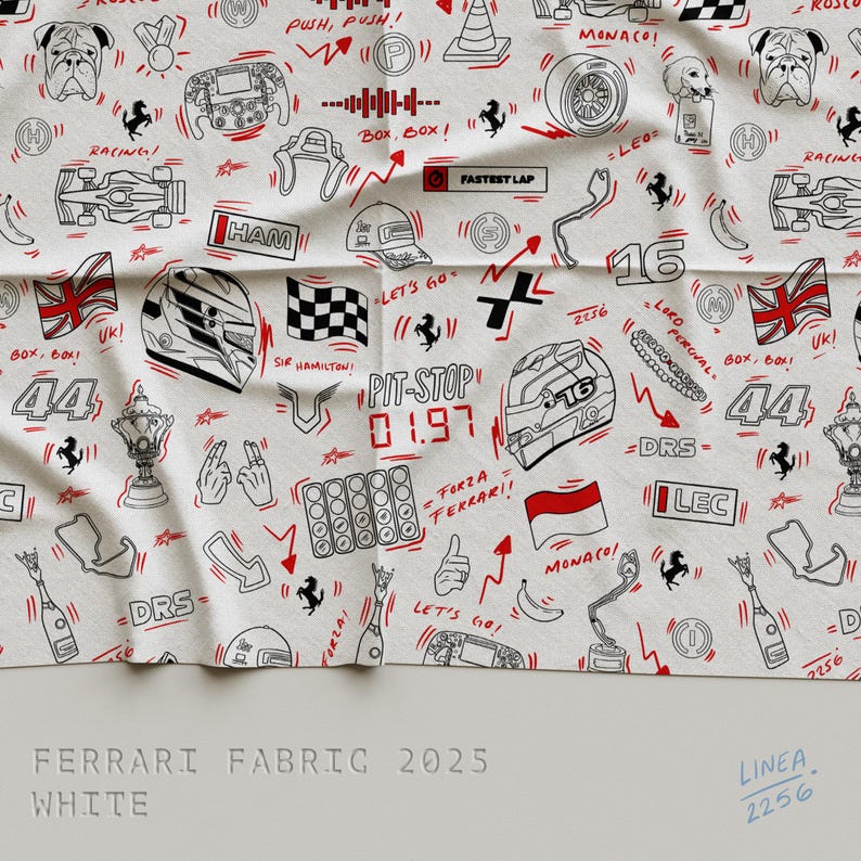 Cravate  100 % soie tissée avec motif renard Kavanagh - Navy