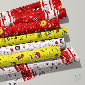 Ferrari Formula 1 Team | Organic Quilted Cotton Fabric