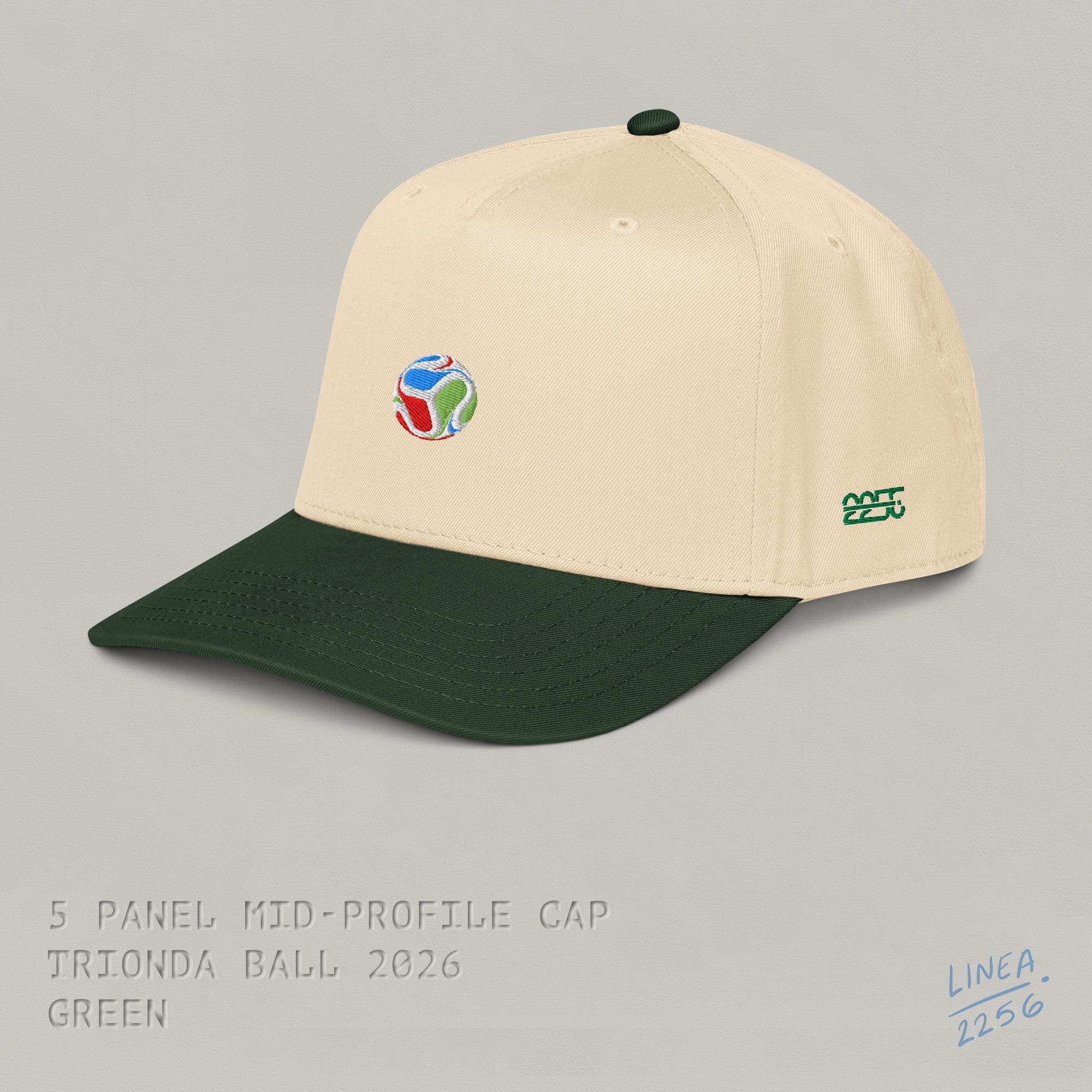 Trionda Ball Cap | 5-panel Embroidered Hat | International
