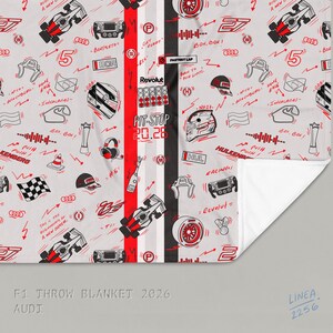 F1 Theam Throw Blanket | Mclaren | Ferrari | RedBull | Mercedes Audi