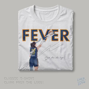 Clark from the logo! | Caitlin Clark Indiana Fever T-shirt.