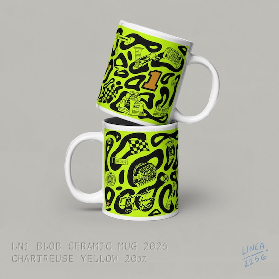 Lando Norris Blob | Ceramic Mug - Etsy