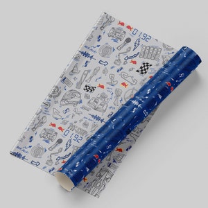 Red Bull Racing Formel-1-Team | Geschenkpapier (3 Blatt)