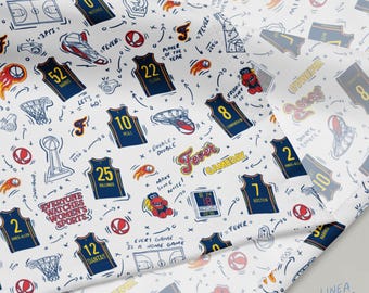 Bandana ispirata alla squadra WNBA Indiana Fever | Accessorio Fever