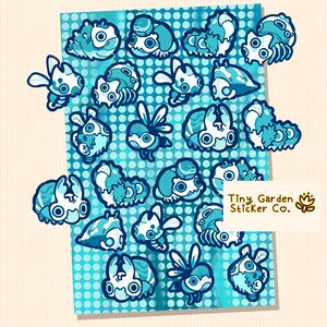 Cozy Grove - Hoja de pegatinas holográficas para agendas y diarios: un regalo único y acogedor para gamers. Colección Bugs Bugcatcher.