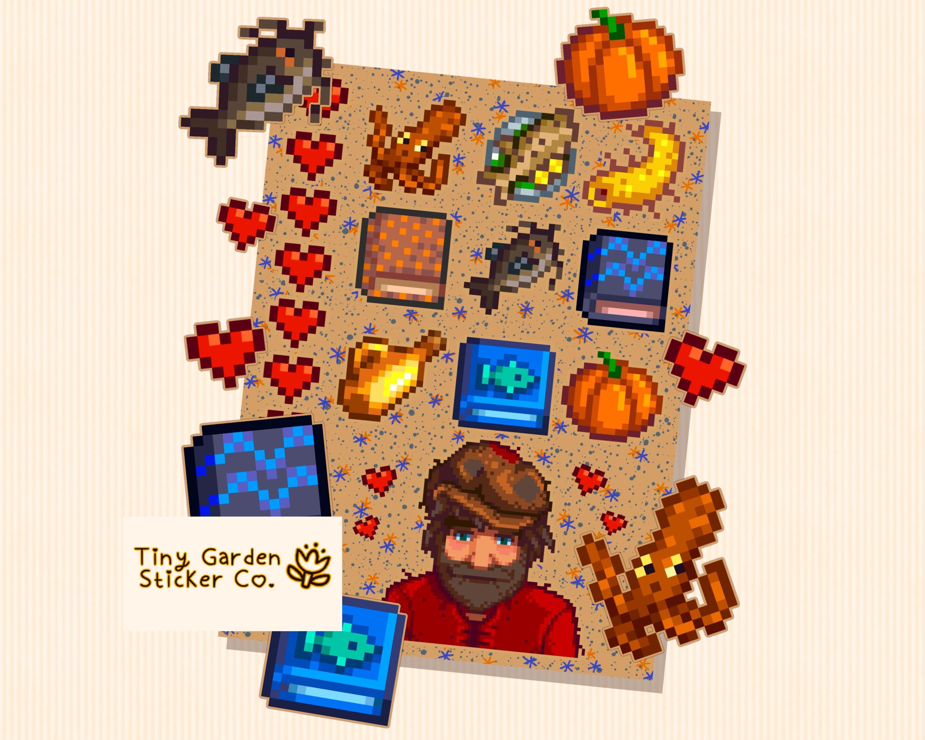 Stardew Valley Willy Sticker Sheet – Fisherman Character Stickers - Etsy