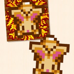 Sticker lapin Stardew Valley grande taille Sticker gros lapin