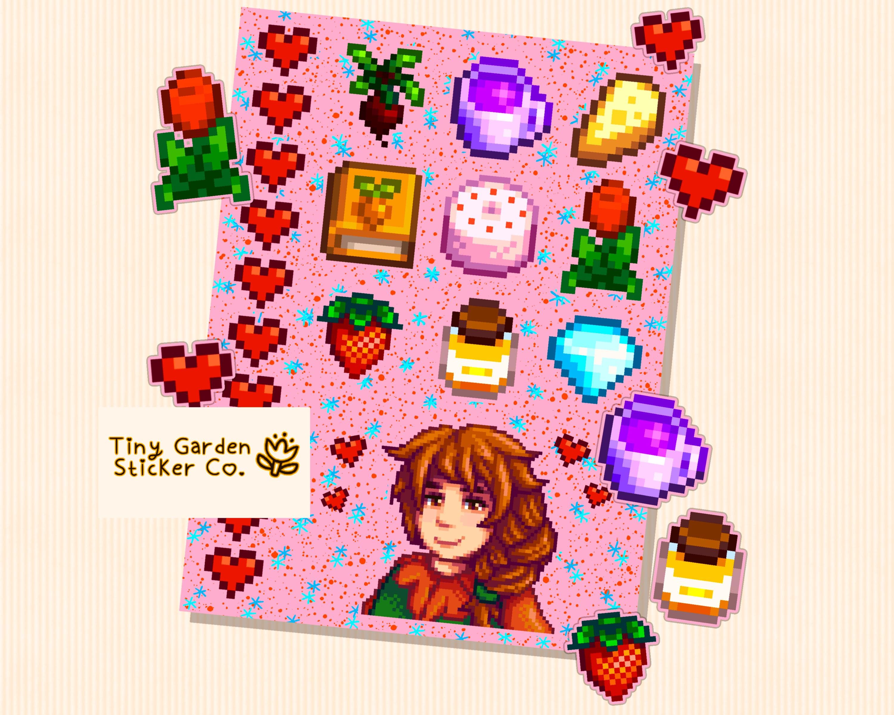Stardew Valley Marnie Sticker Sheet: Farm Life Decor