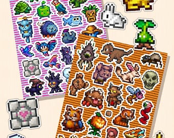 Terraria Pets Sticker Sheets | Cute Video Game Stickers