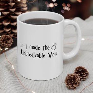 Unbreakable Vow Engagement Wedding Mug| Magical World H Potter|