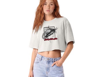 Women’s garment dye cropped tee