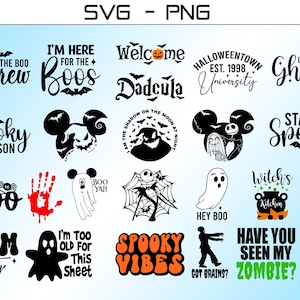 Boo Crew SVG, Jestem tutaj dla Boos Png, Witamy Dadcula Svg, Chodźmy Ghouls PNG, BooYah Svg, Bądźcie upiorni, Czy widzieliście mojego zombie