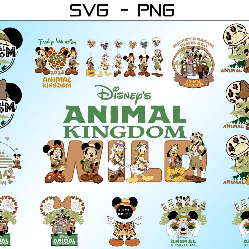 Animal Kingdom Svg - Etsy