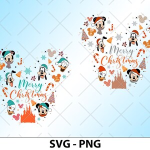 Christmas Mouse And Friends SVG PNG, Christmas Season Png, Merry Christmas Png, Xmas Holiday Png, Christmas Squad, Christmas Png Sublimation