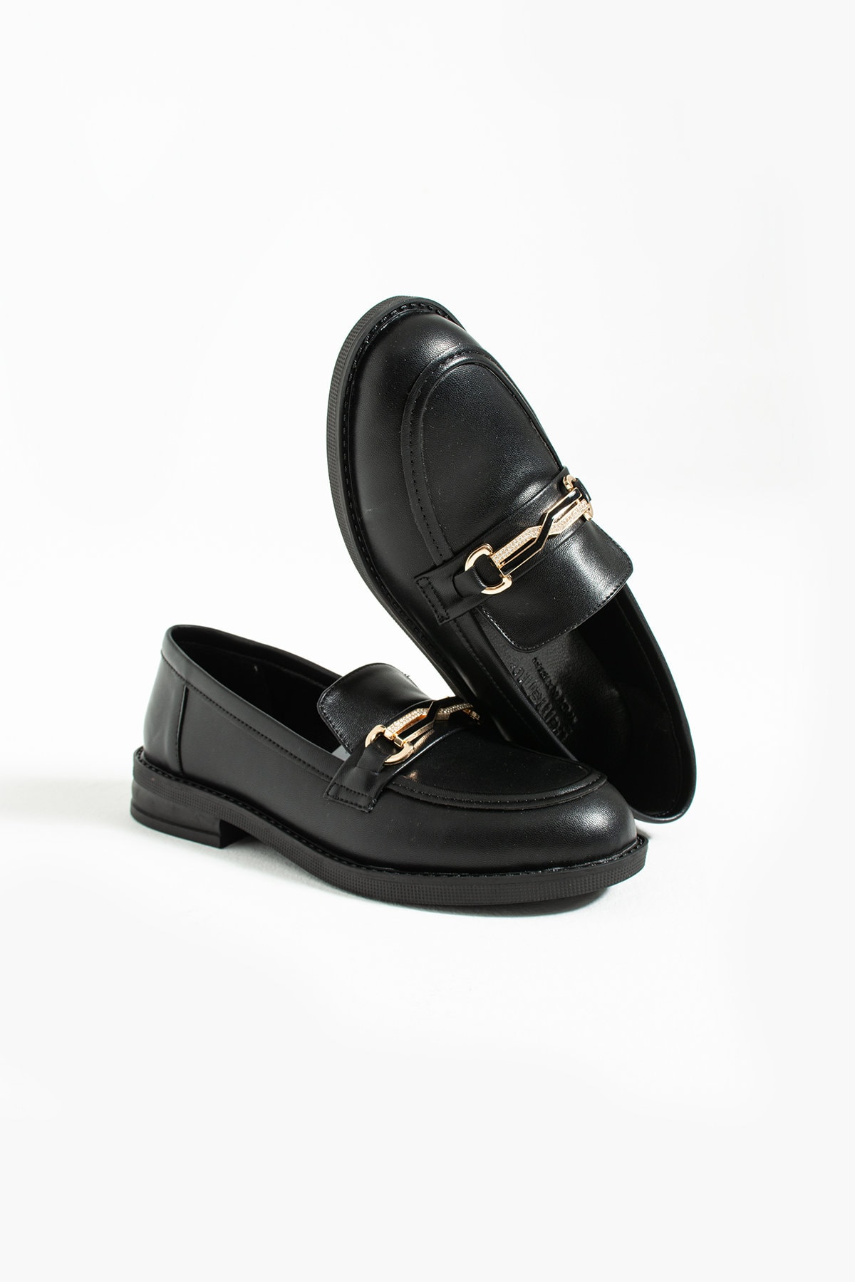 Eskina vegan leather lace up loafers. Loafers & Flats main image 4
