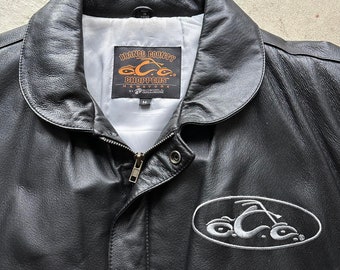 Vintage Orange County Choppers Leather Jacket - Etsy