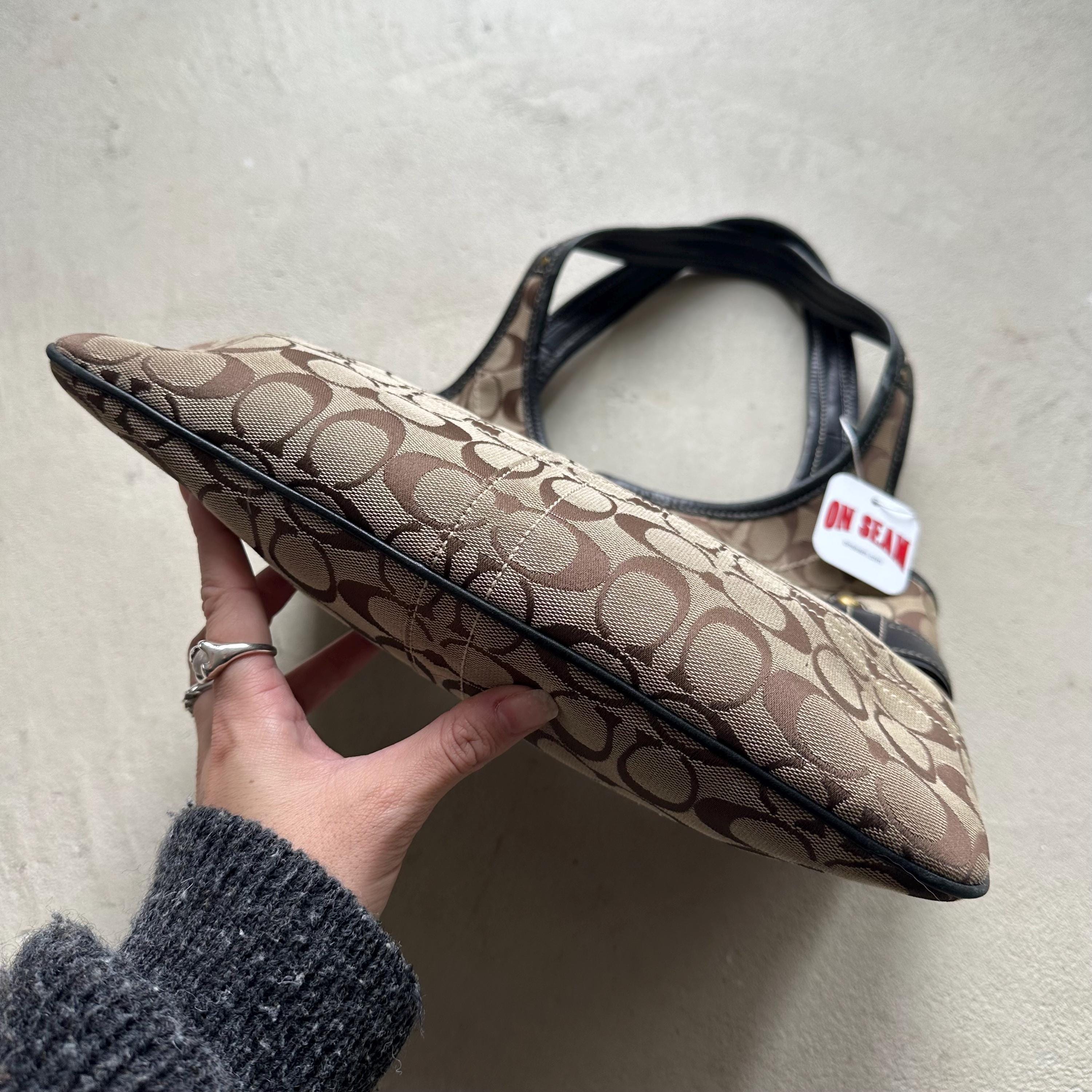 Vintage Y2K Coach Brown Shoulder Bag - Etsy