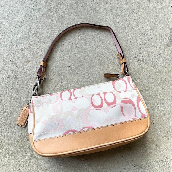 Vintage Y2K Coach Pink Demi Mini Shoulder Bag