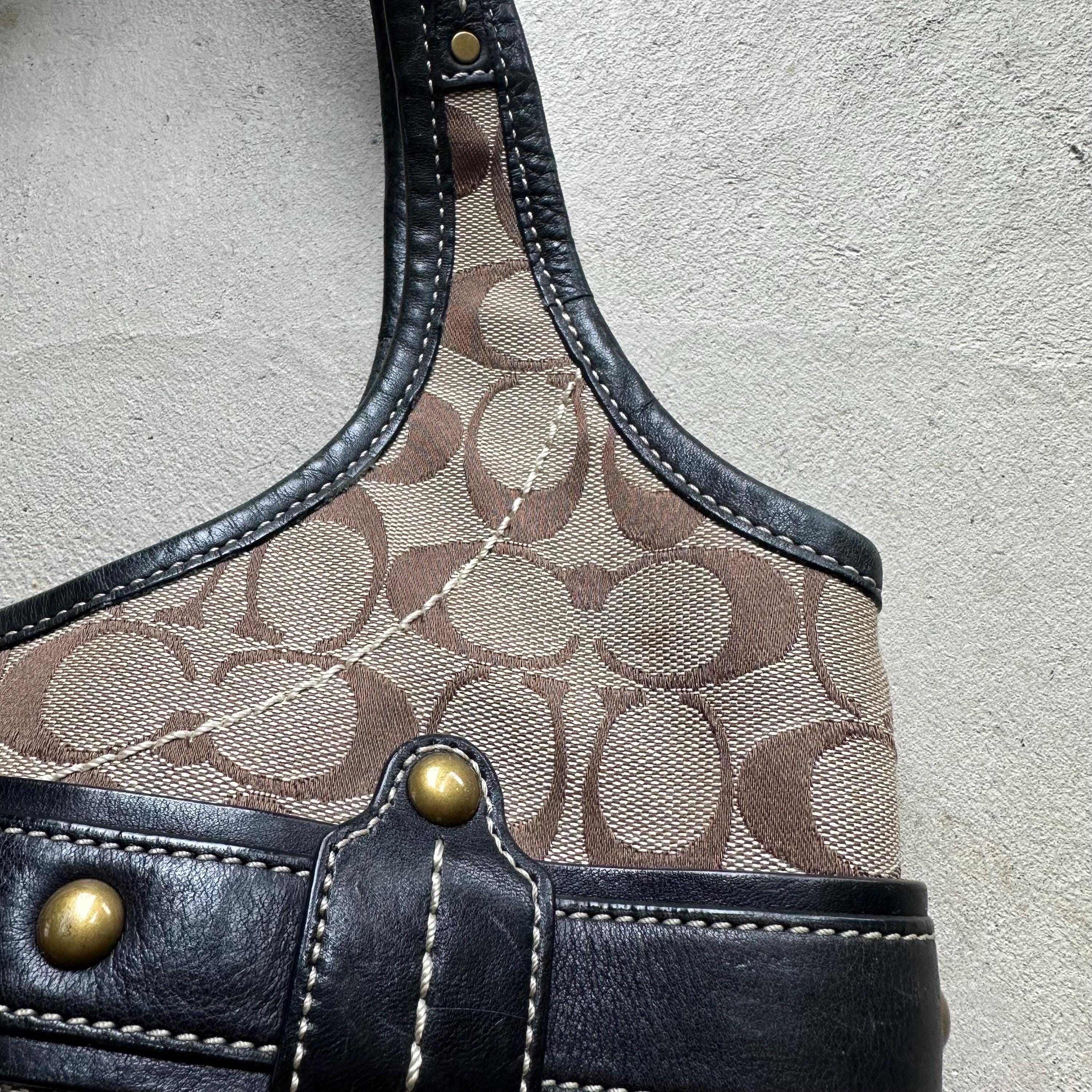 Vintage Y2K Coach Brown Shoulder Bag - Etsy