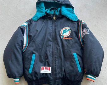 Vintage Adult NFL Miami Dolphins Winter Pro Line APEX ONE Jacket