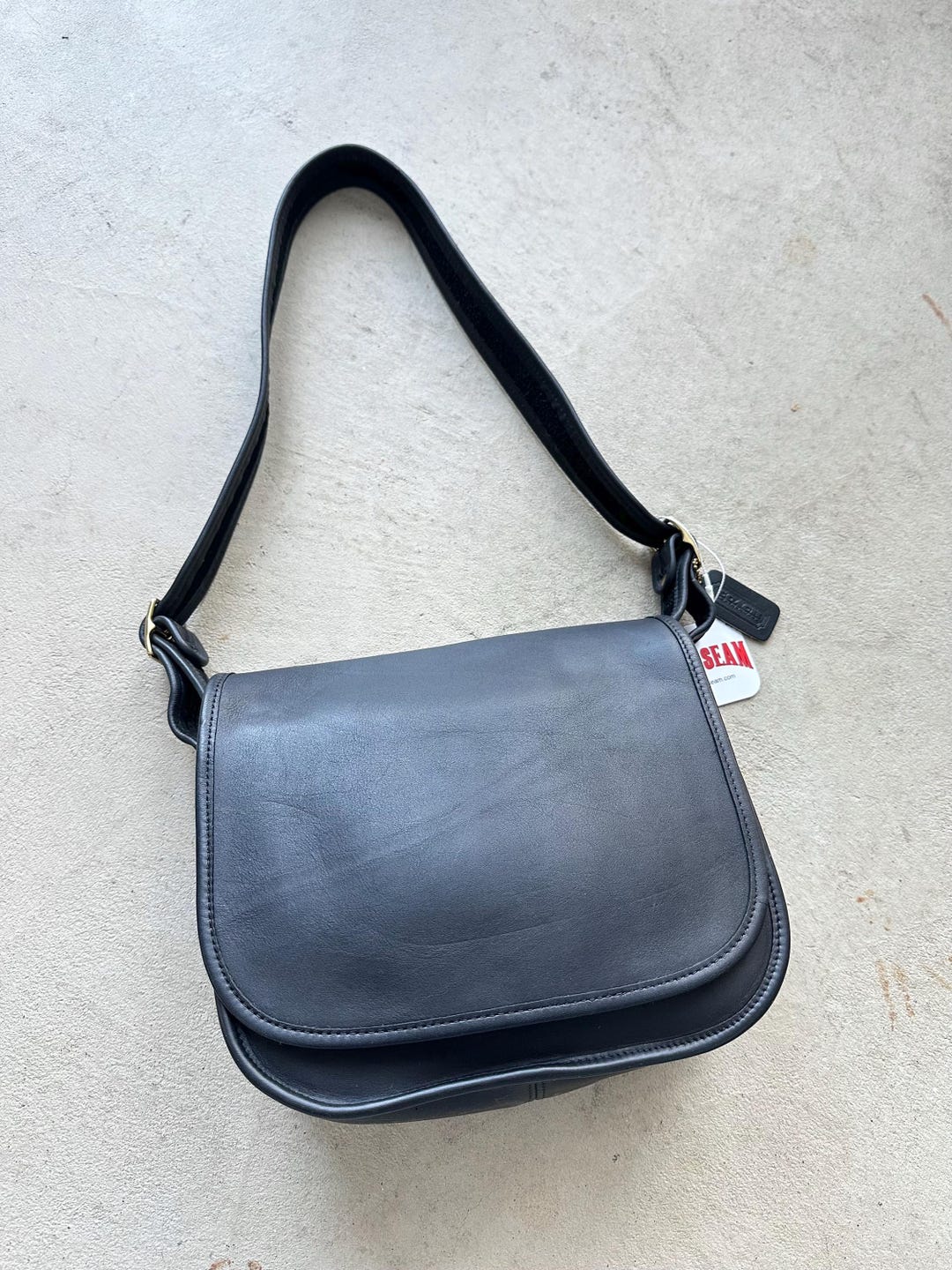 Vintage Coach Black Classic Shoulder Bag Etsy — free download