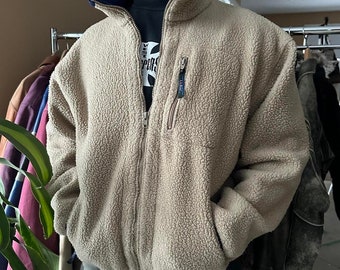 Vintage L.L. Bean Tan Fleece - M/L