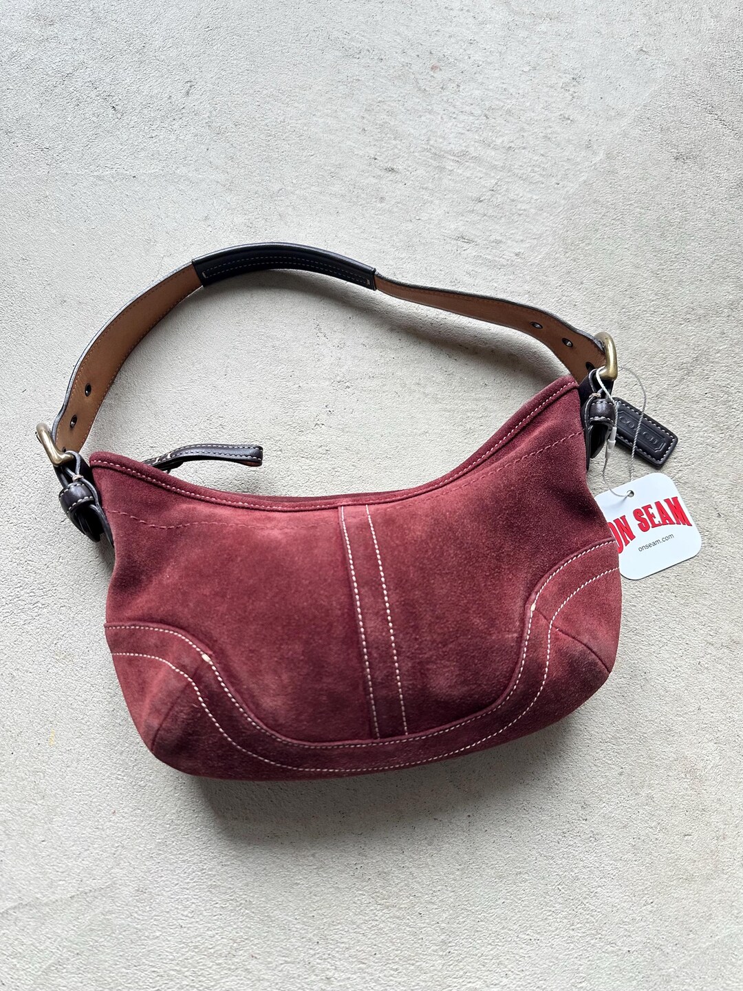 バッグ Coach Soho red Hobo suede Shoulder Bag バッグ Coach Soho red Hobo suede Shoulder Bag Coach Soho red