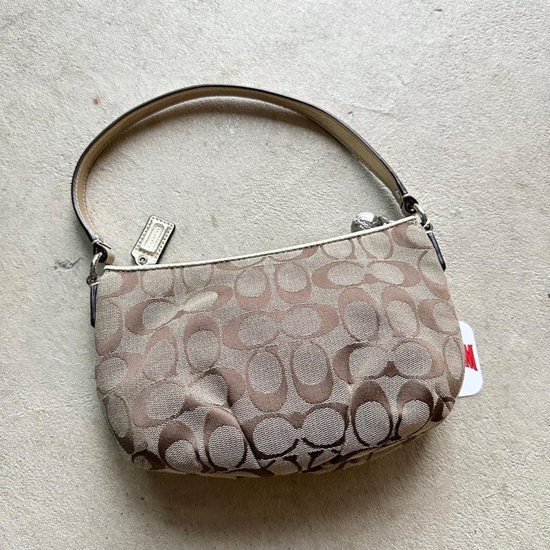 COACH ブラウンレザートートバッグ　y2k 美品 COACH 7463 ソーホー y2k レザー ワンショルダー ブラウン
