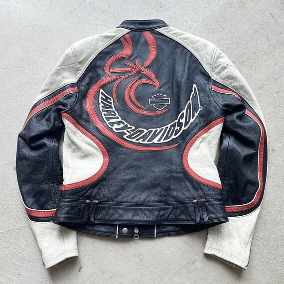 Vintage Harley Davidson Leather Motorcycle Jacket - Etsy