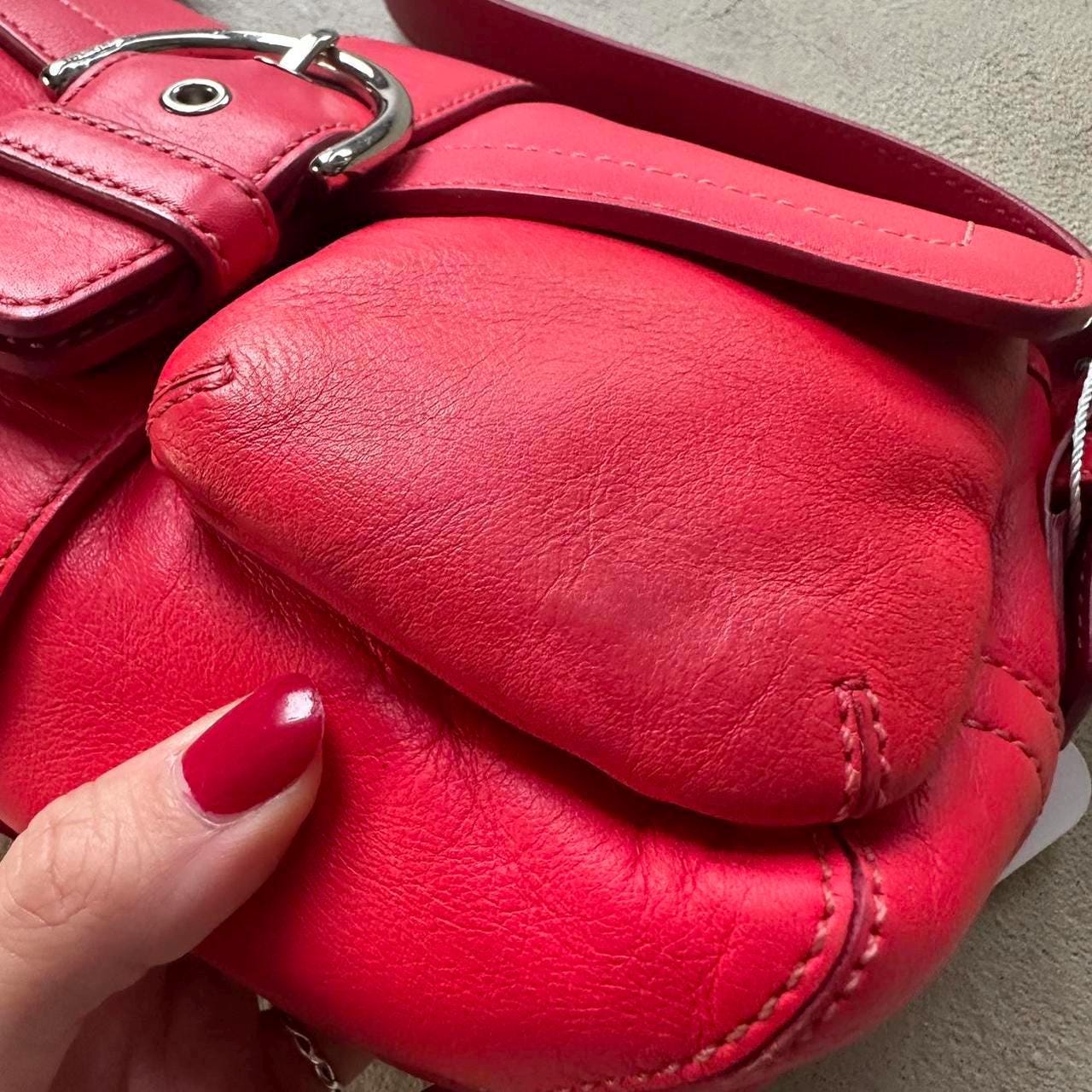 Coach Y2K mini shoulder bag red SOHO| ヤマダウェブコム