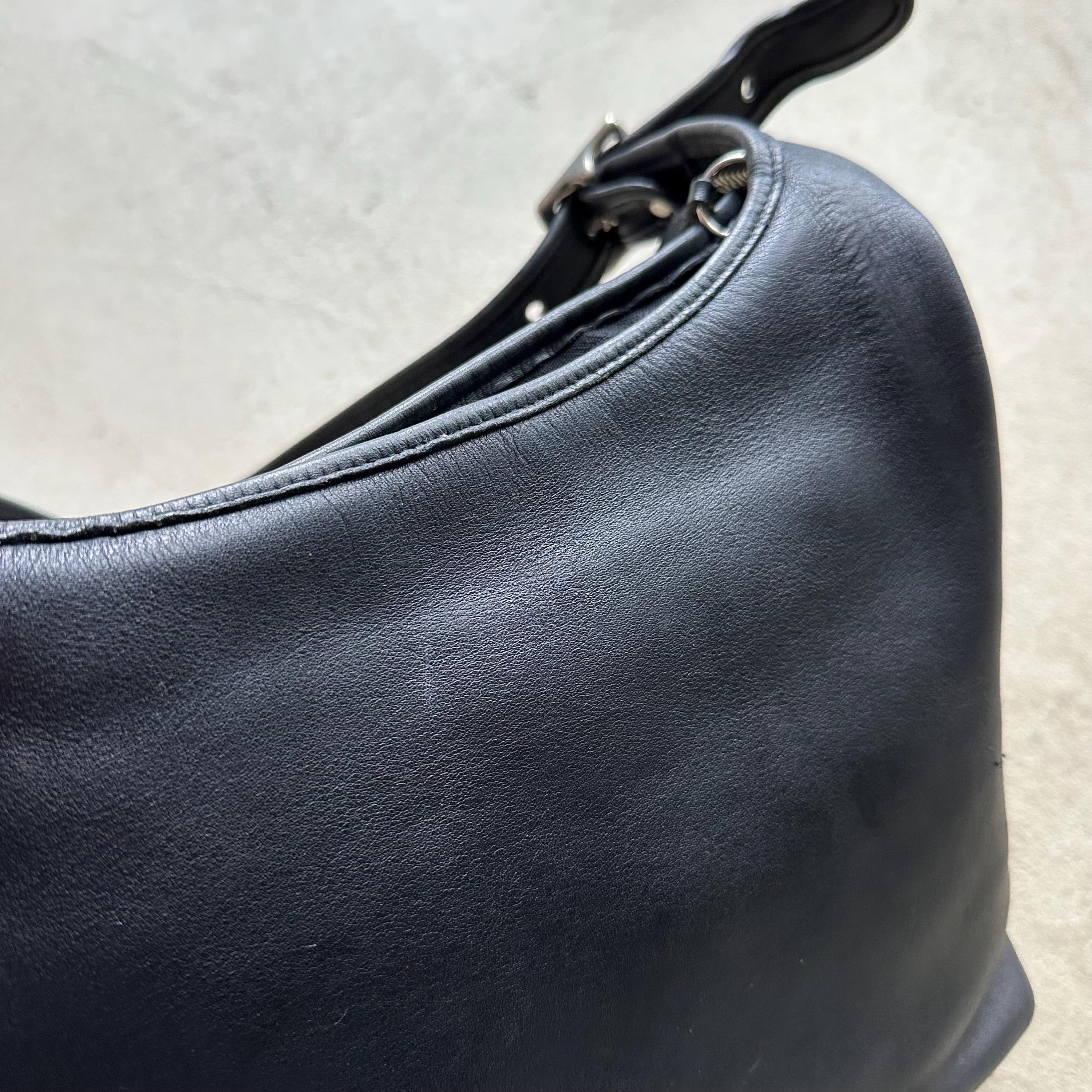Vintage Y2K Coach Black Shoulder Bag - Etsy