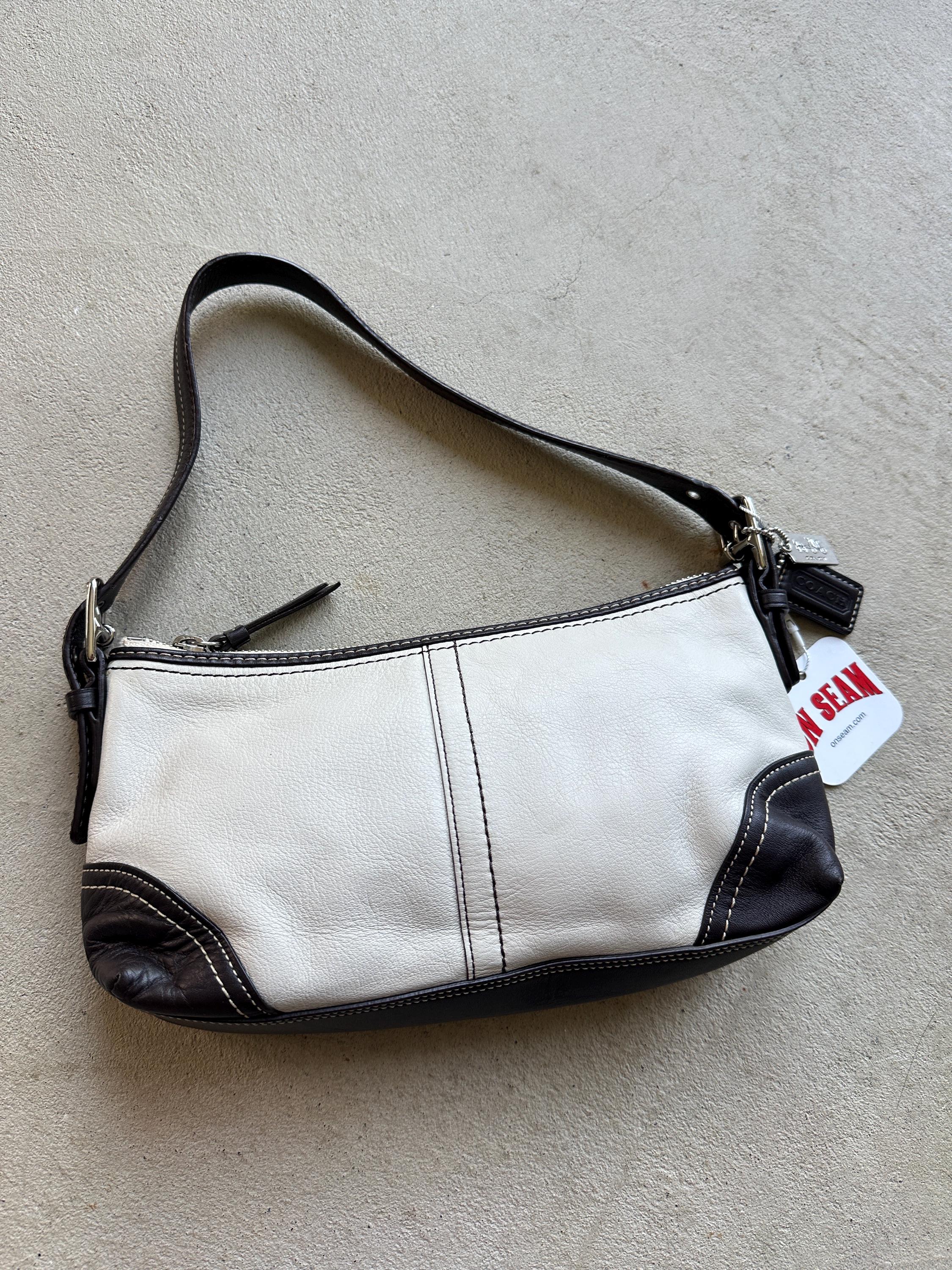 Leather Purse Coach Vintage Baguette Bag Coach Vintage Demi 