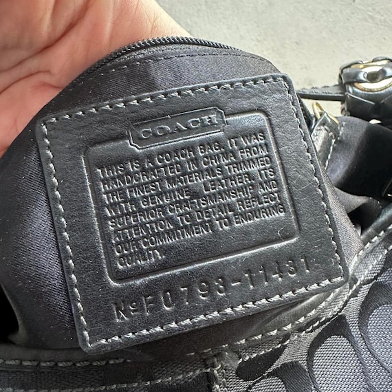 バッグ COACH Black one shoulder Bag archive y2k Vintage Y2K Coach Black Shoulder Bag - Etsy