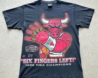 Rare Vintage 1996 MBA Champions Chicago Bulls T-Shirt