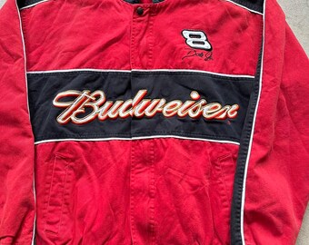 Vintage Budweiser NASCAR Racing Jacket - Etsy